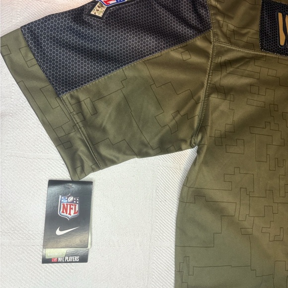 Russel Wilson Stitched Nike On Field Seahawks Jersey Size Large - Military - Picture 3 of 4